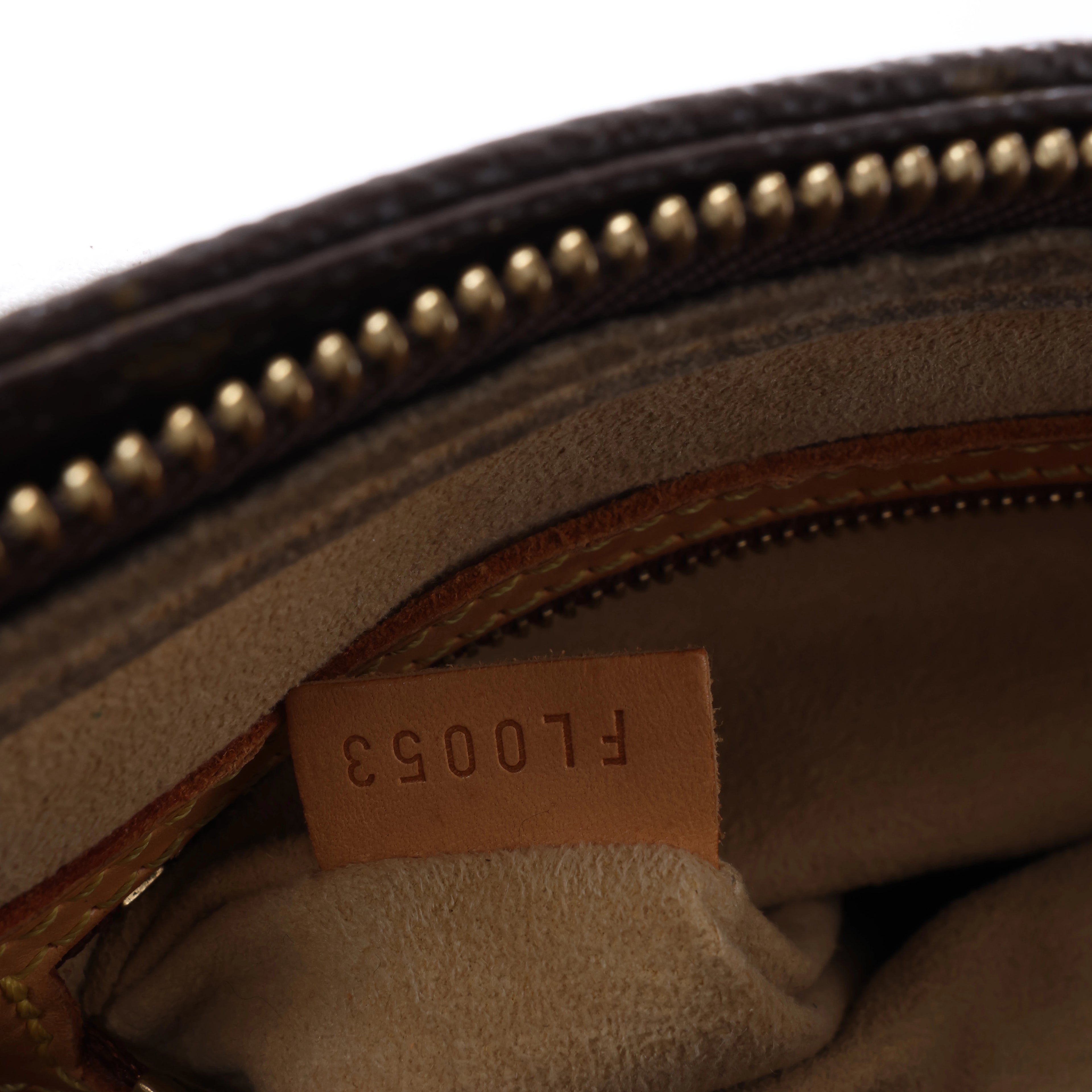 Bolso de hombro Louis Vuitton Looping MM Monogram de lona en marrón M51146