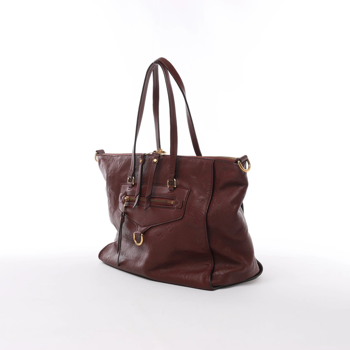 Bolso de hombro Louis Vuitton Lumineuse PM Monogram Empreinte en azul marino M93410