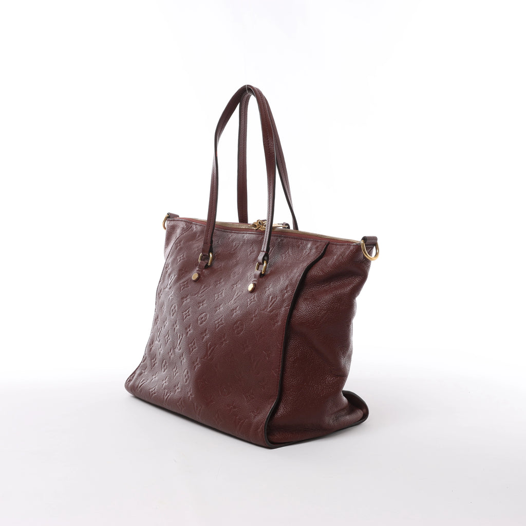 Bolso de hombro Louis Vuitton Lumineuse PM Monogram Empreinte en azul marino M93410
