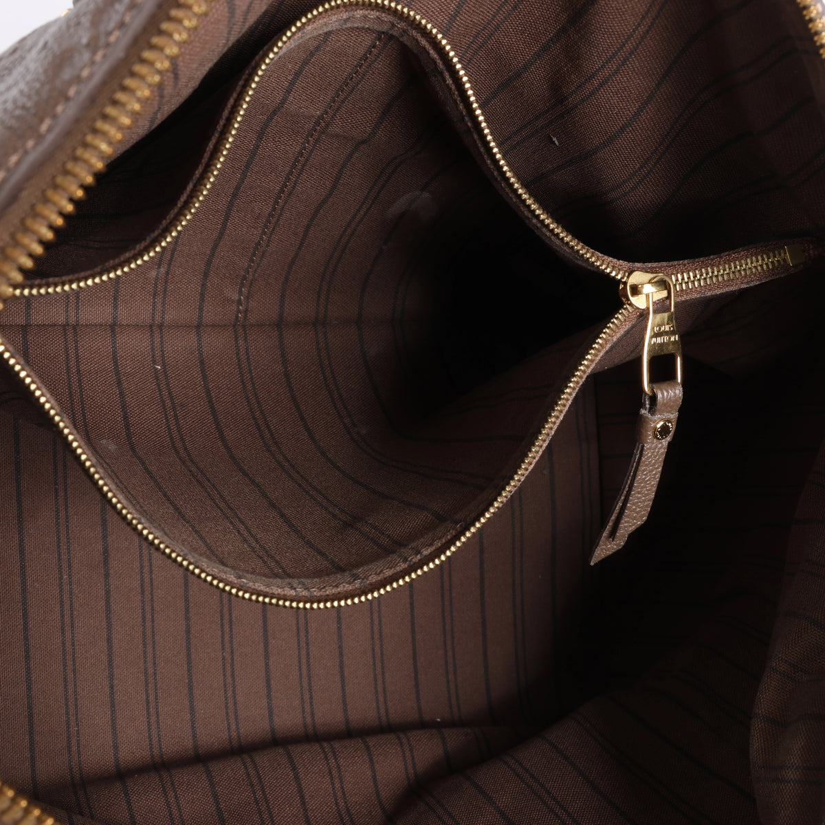 Louis Vuitton Lumineuse PM Monogram Empreinte 2Way Handbag in Brown M93409