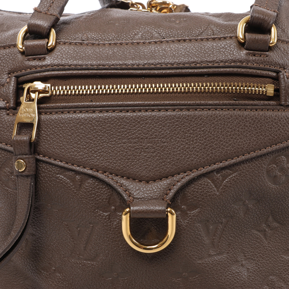 Louis Vuitton Lumineuse PM Monogram Empreinte 2Way Handbag in Brown M93409