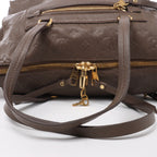 Louis Vuitton Lumineuse PM Monogram Empreinte 2Way Handbag in Brown M93409