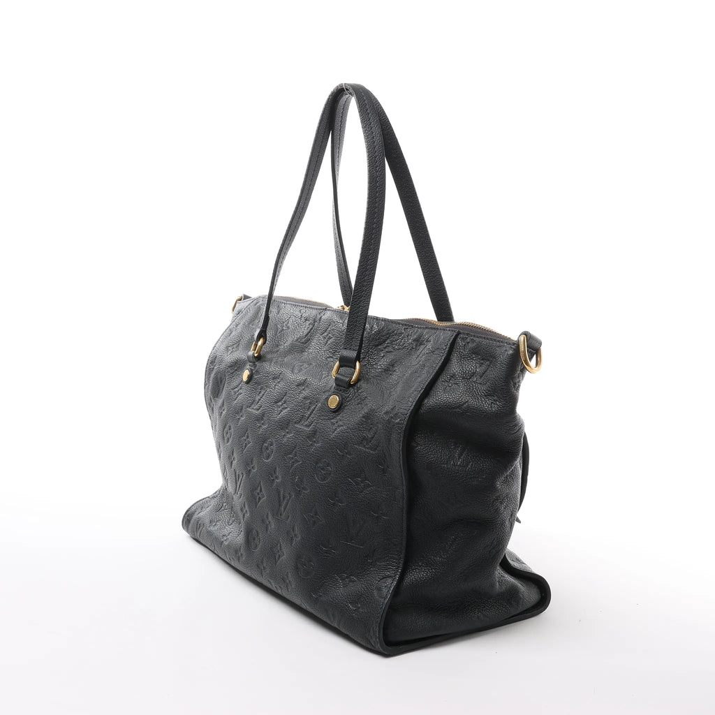 Louis Vuitton Lumineuse PM Monogram Empreinte Shoulder Bag in Navy Blue M93410