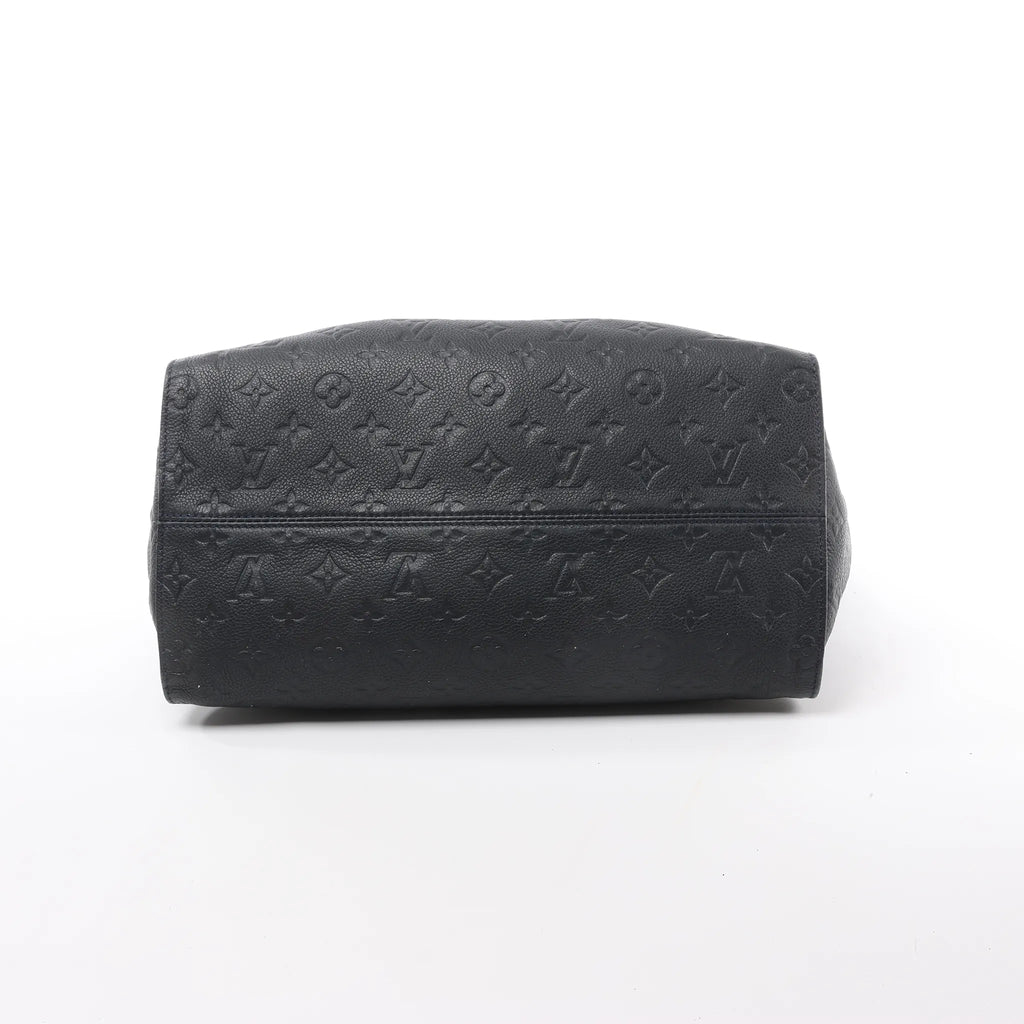 Louis Vuitton Lumineuse PM Monogram Empreinte Shoulder Bag in Navy Blue M93410