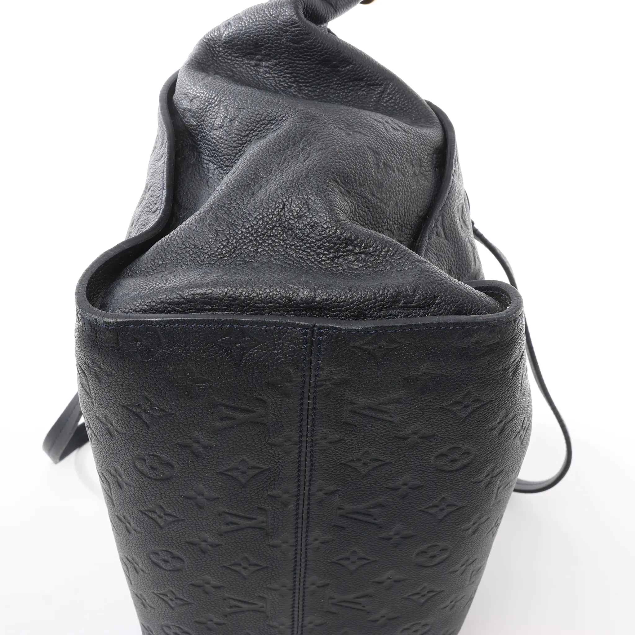 Louis Vuitton Lumineuse PM Monogram Empreinte Shoulder Bag in Navy Blue M93410