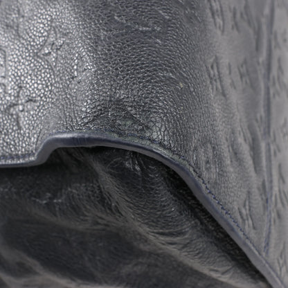 Louis Vuitton Monogram Empreinte Lumineuse PM Shoulder Bag in Navy Blue M93410