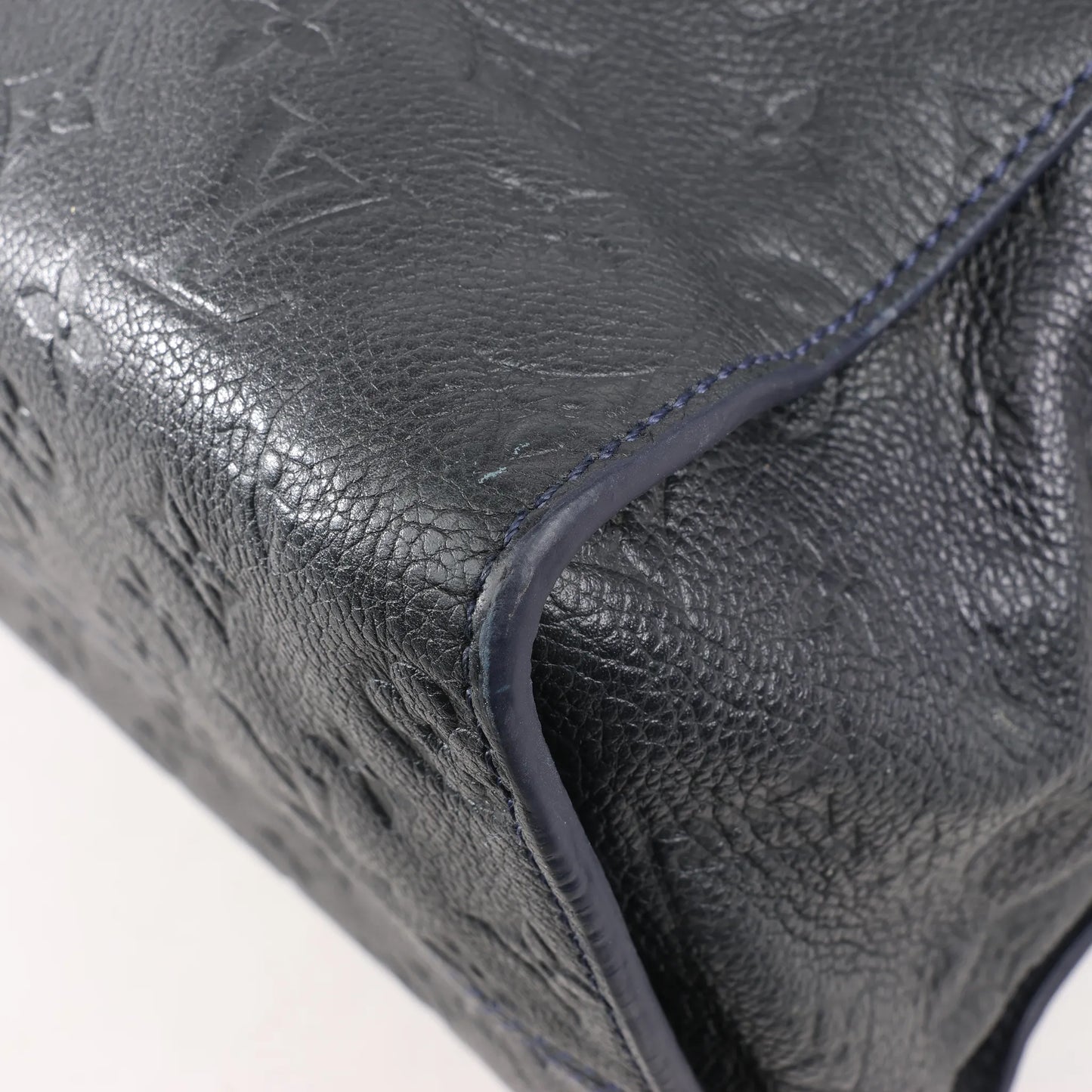 Louis Vuitton Monogram Empreinte Lumineuse PM Shoulder Bag in Navy Blue M93410