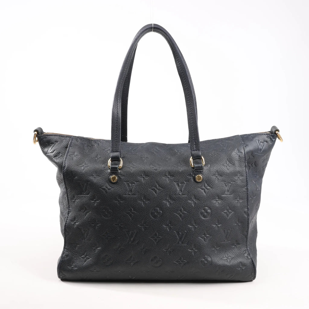 Louis Vuitton Monogram Empreinte Lumineuse PM Shoulder Bag in Navy Blue M93410