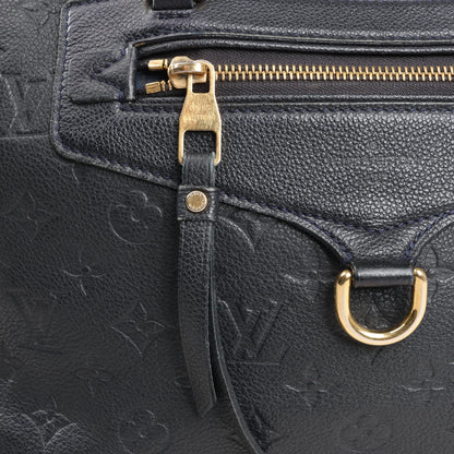 Louis Vuitton Monogram Empreinte Lumineuse PM Shoulder Bag in Navy Blue M93410