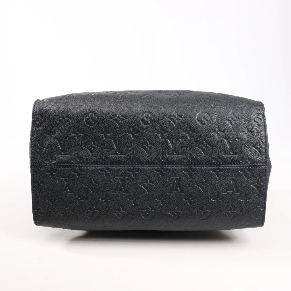 Louis Vuitton Monogram Empreinte Lumineuse PM Shoulder Bag in Navy Blue M93410