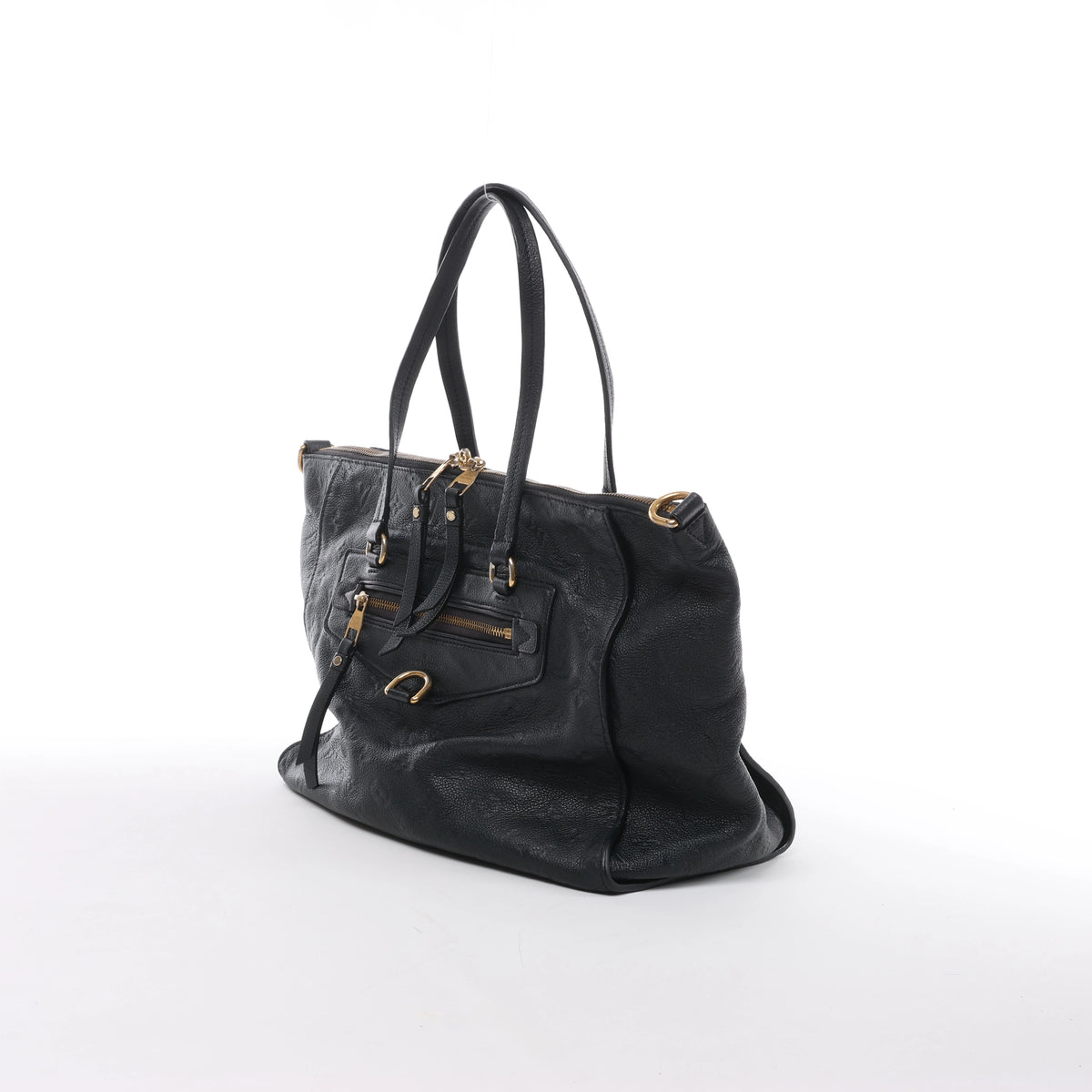 Bolso de hombro Louis Vuitton Lumineuse PM Monogram Empreinte en azul marino M93410