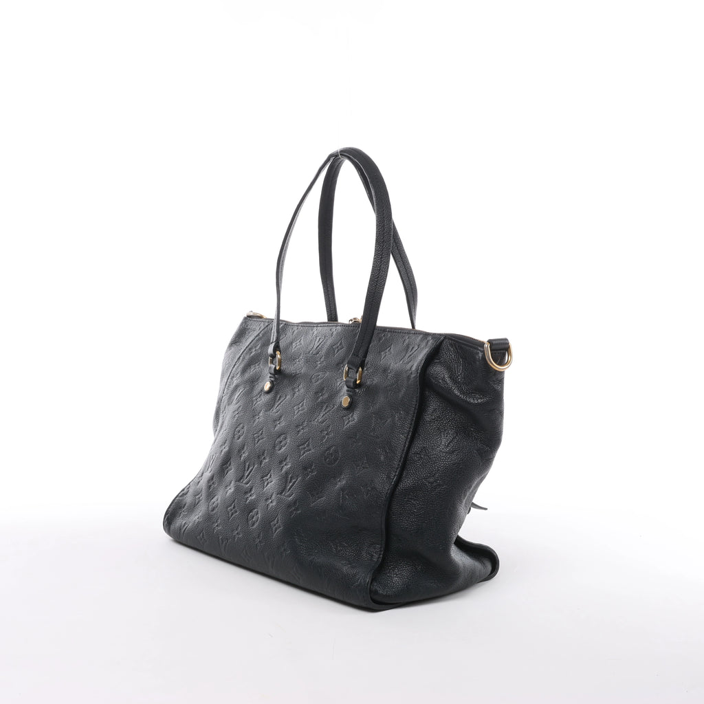 Bolso de hombro Louis Vuitton Lumineuse PM Monogram Empreinte en azul marino M93410