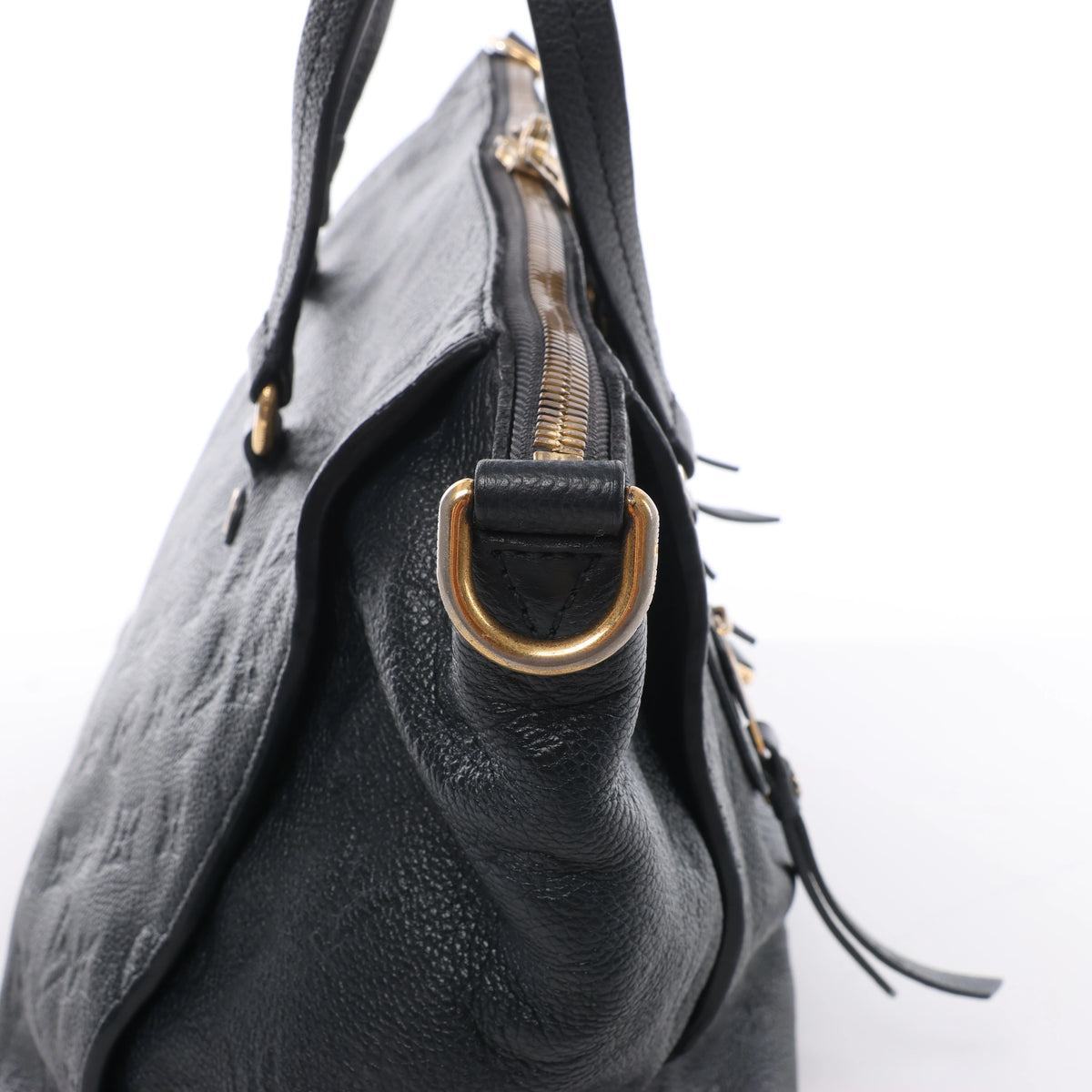 Bolso de hombro Louis Vuitton Lumineuse PM Monogram Empreinte en azul marino M93410