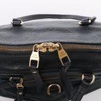 Bolso de hombro Louis Vuitton Lumineuse PM Monogram Empreinte en azul marino M93410