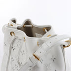 Louis Vuitton Petit Noe NM Monogram Cutout Shoulder Bag in White M20740