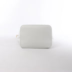 Louis Vuitton Petit Noe NM Monogram Cutout Shoulder Bag in White M20740