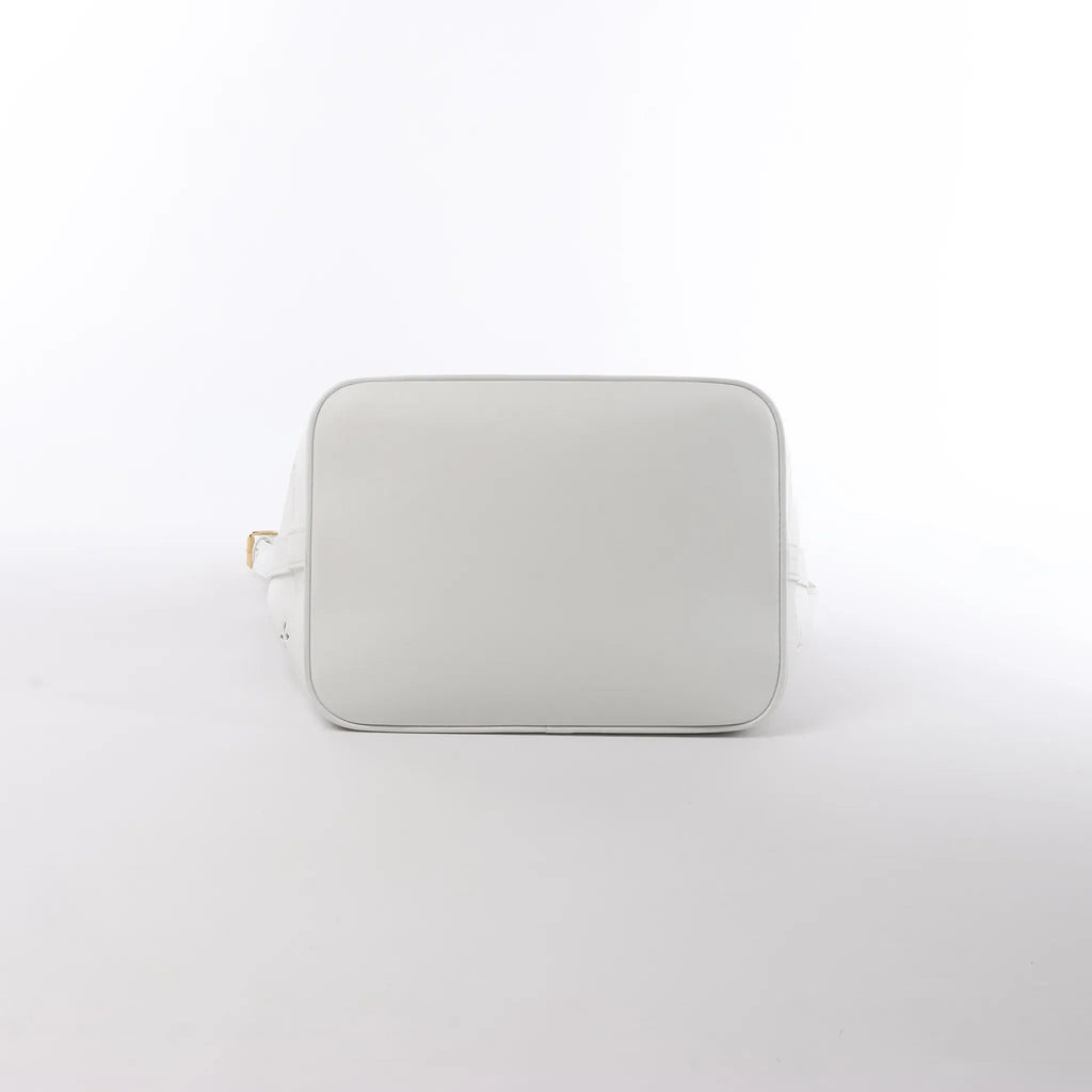 Louis Vuitton Petit Noe NM Monogram Cutout Shoulder Bag in White M20740