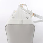 Louis Vuitton Petit Noe NM Monogram Cutout Shoulder Bag in White M20740