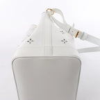 Louis Vuitton Petit Noe NM Monogram Cutout Shoulder Bag in White M20740