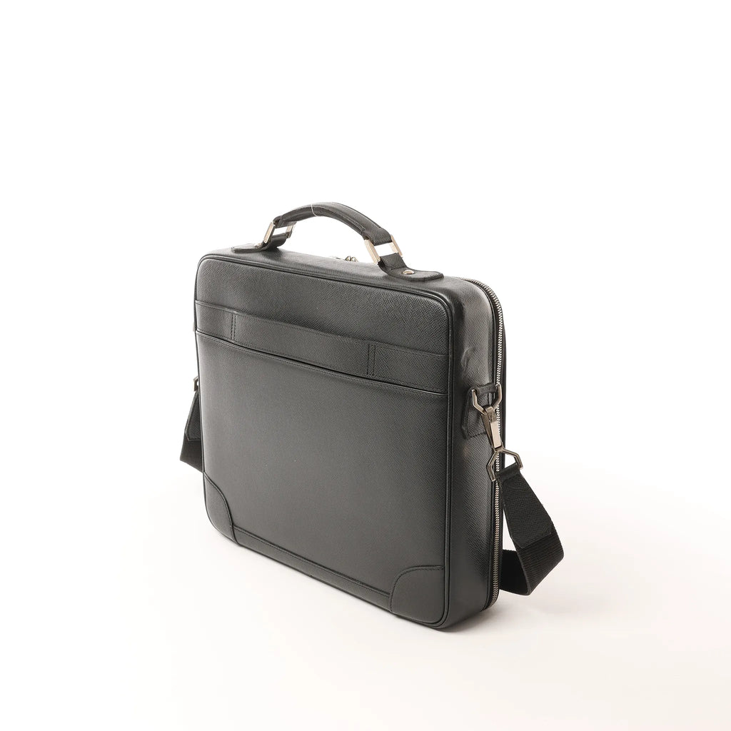 Louis Vuitton Odessa Taiga 2Way Handbag in Ardoise Black M32522