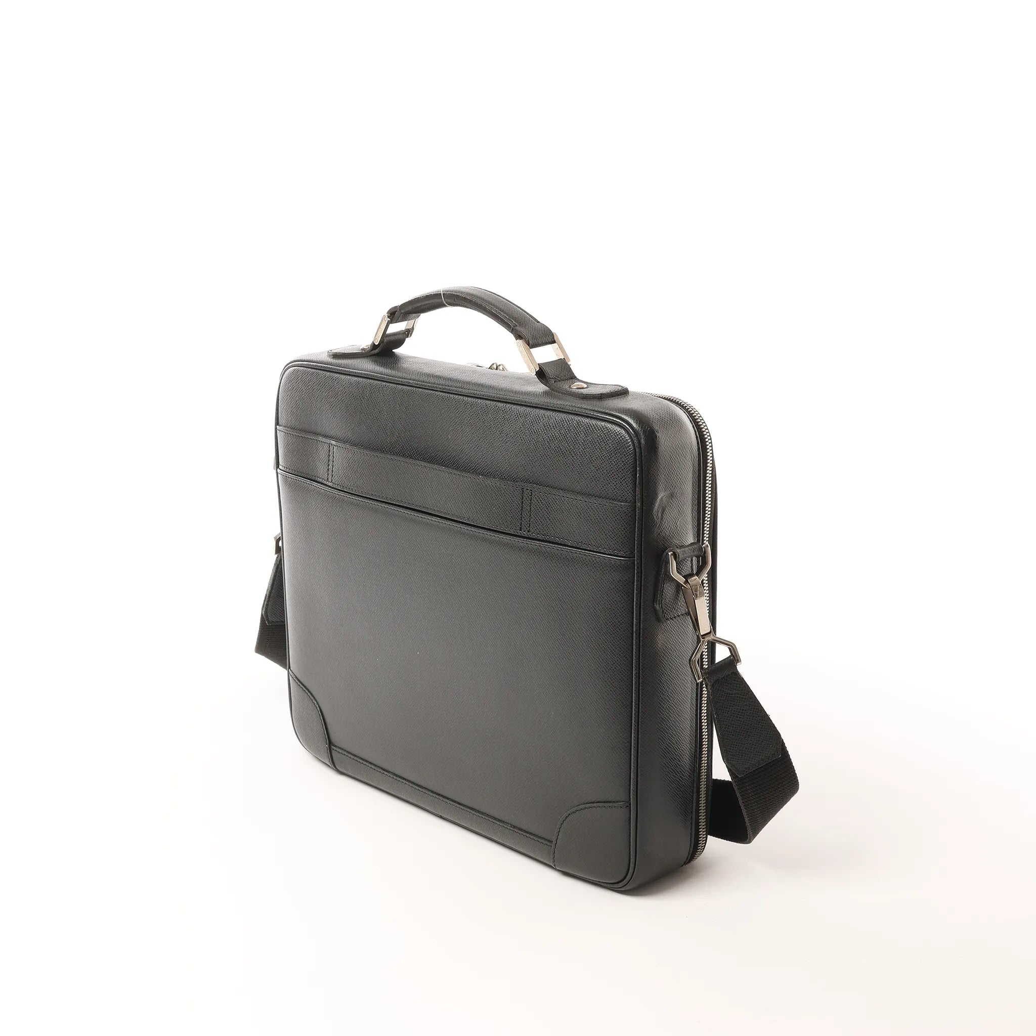 Louis Vuitton Odessa Taiga 2Way Handbag in Ardoise Black M32522
