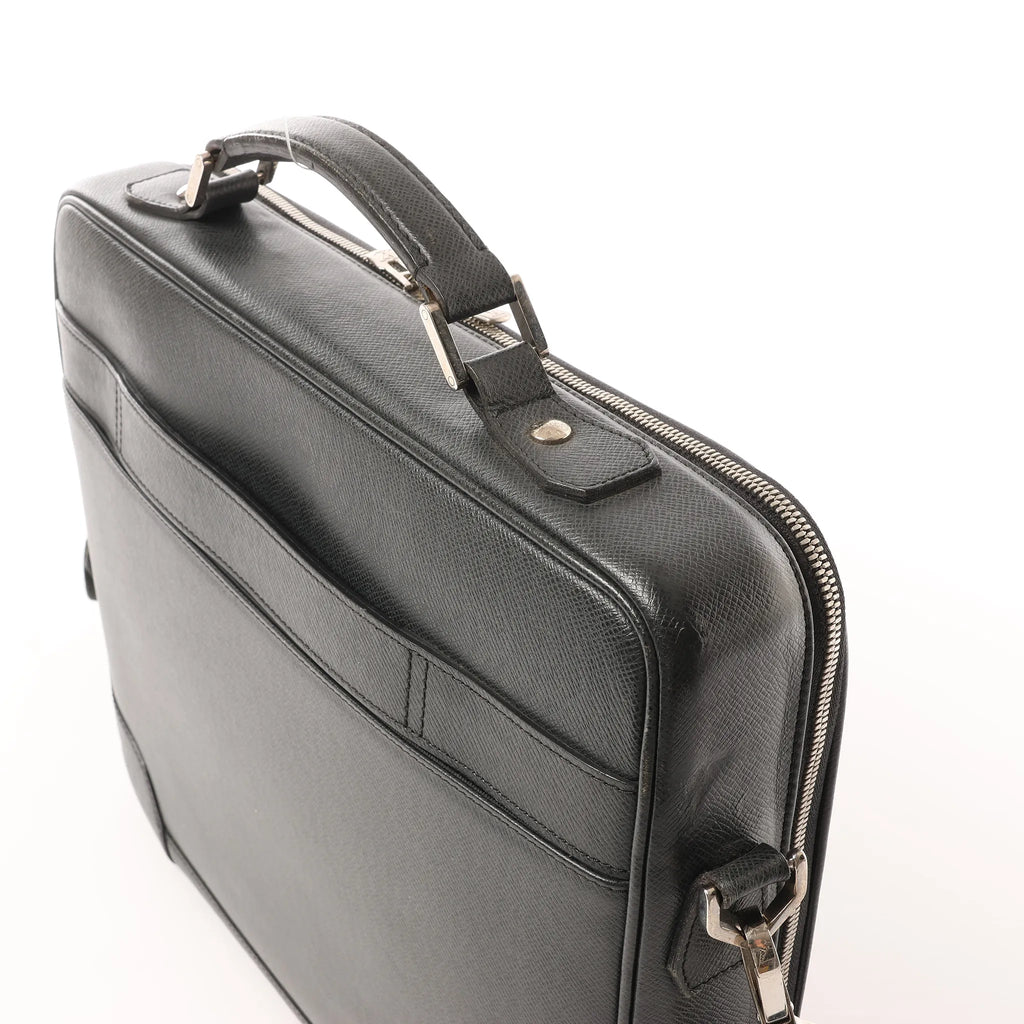 Louis Vuitton Odessa Taiga 2Way Handbag in Ardoise Black M32522