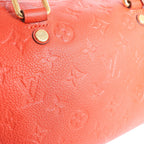 Louis Vuitton Speedy Bandoulière 25 Monogram Empreinte Handbag in Red M40758