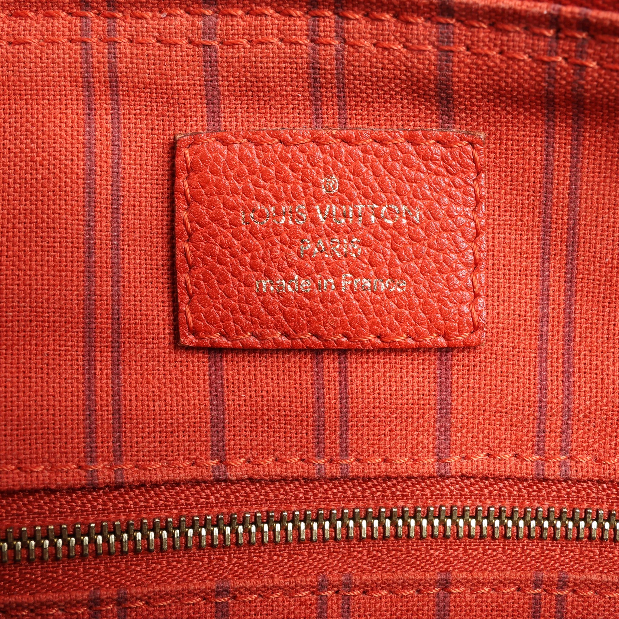 Louis Vuitton Speedy Bandoulière 25 Monogram Empreinte Handbag in Red M40758