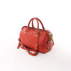 Louis Vuitton Speedy Bandoulière 25 Monogram Empreinte Handbag in Red M40758