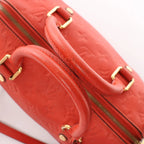 Louis Vuitton Speedy Bandoulière 25 Monogram Empreinte Handbag in Red M40758