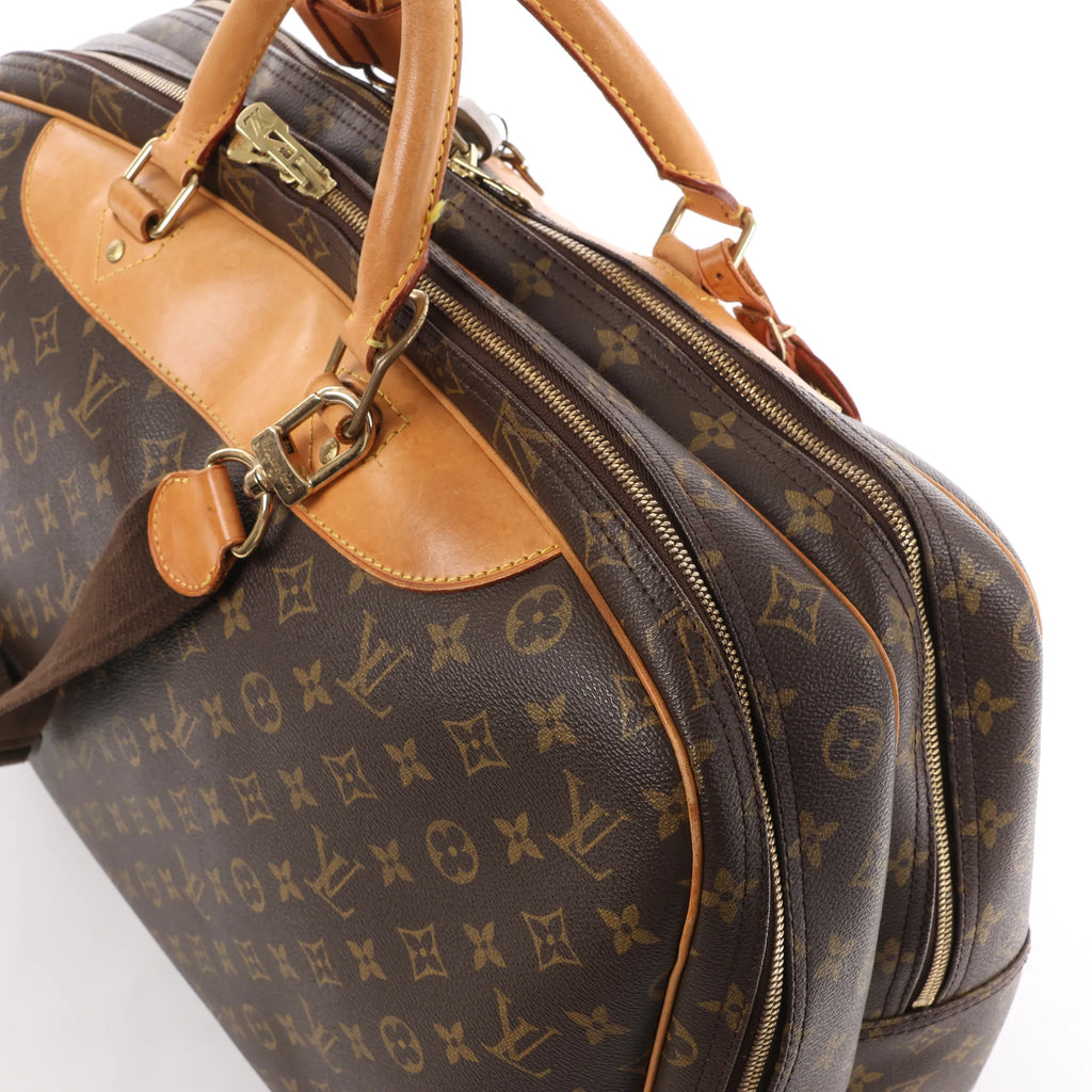 Louis Vuitton Alize Monogram Canvas 2 Poches Travel Bag in Brown M41399
