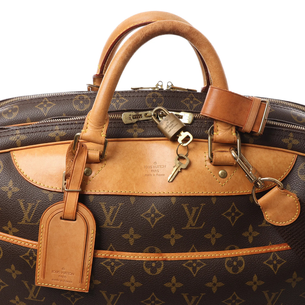 Louis Vuitton Alize Monogram Canvas 2 Poches Travel Bag in Brown M41399