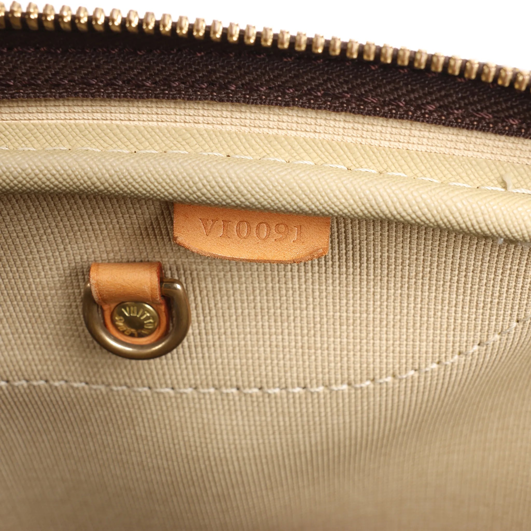 Louis Vuitton Alize Monogram Canvas 2 Poches Travel Bag in Brown M41399