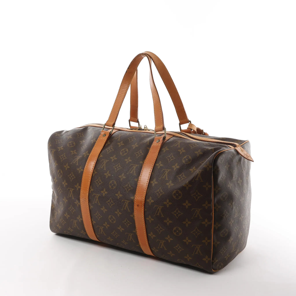 Louis Vuitton Sac Souple 45 Monogram Canvas Travel Bag in Brown M41624