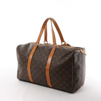 Louis Vuitton Sac Souple 45 Monogram Canvas Travel Bag in Brown M41624