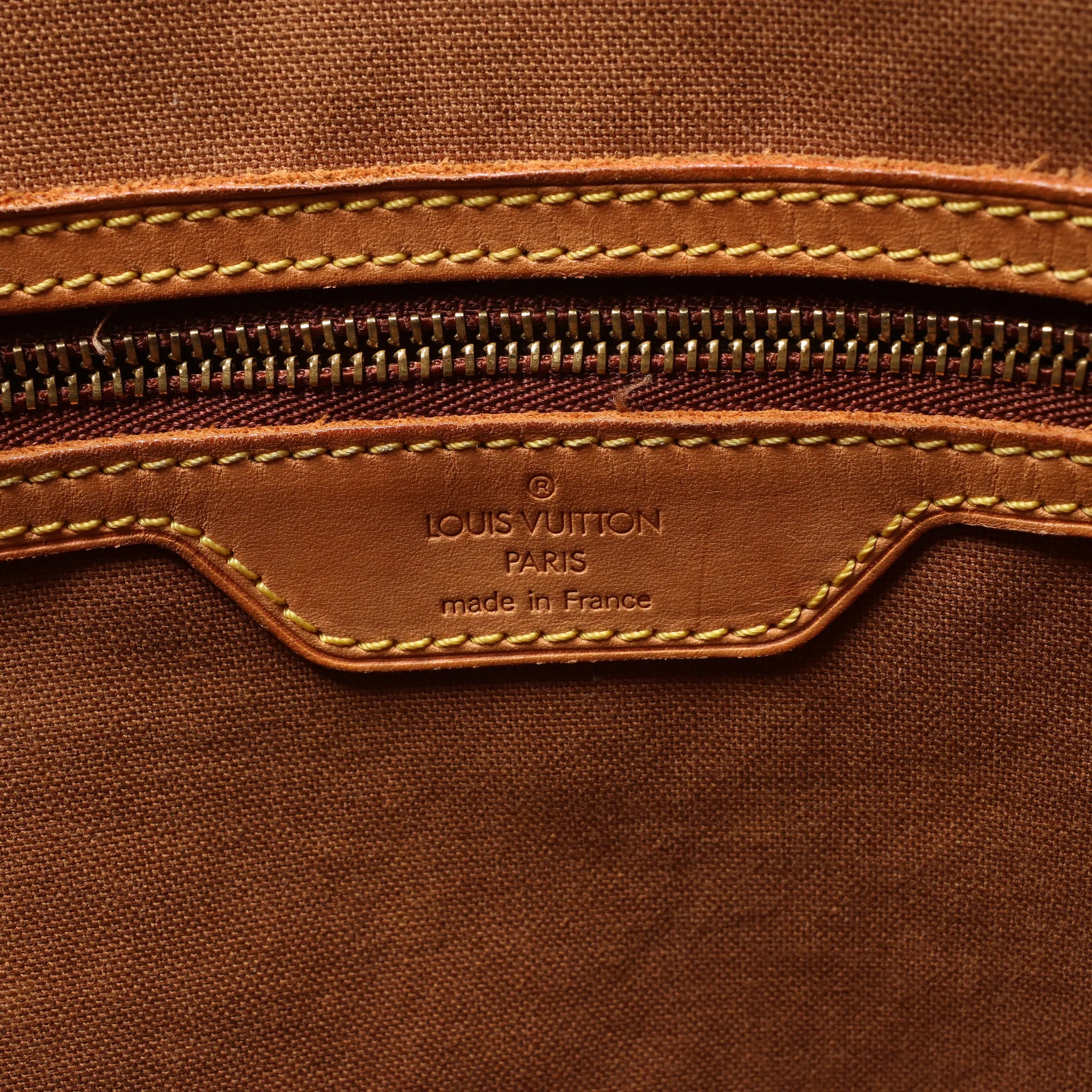 Louis Vuitton Cabas Mezzo Monogram Shoulder Bag in Brown M51151