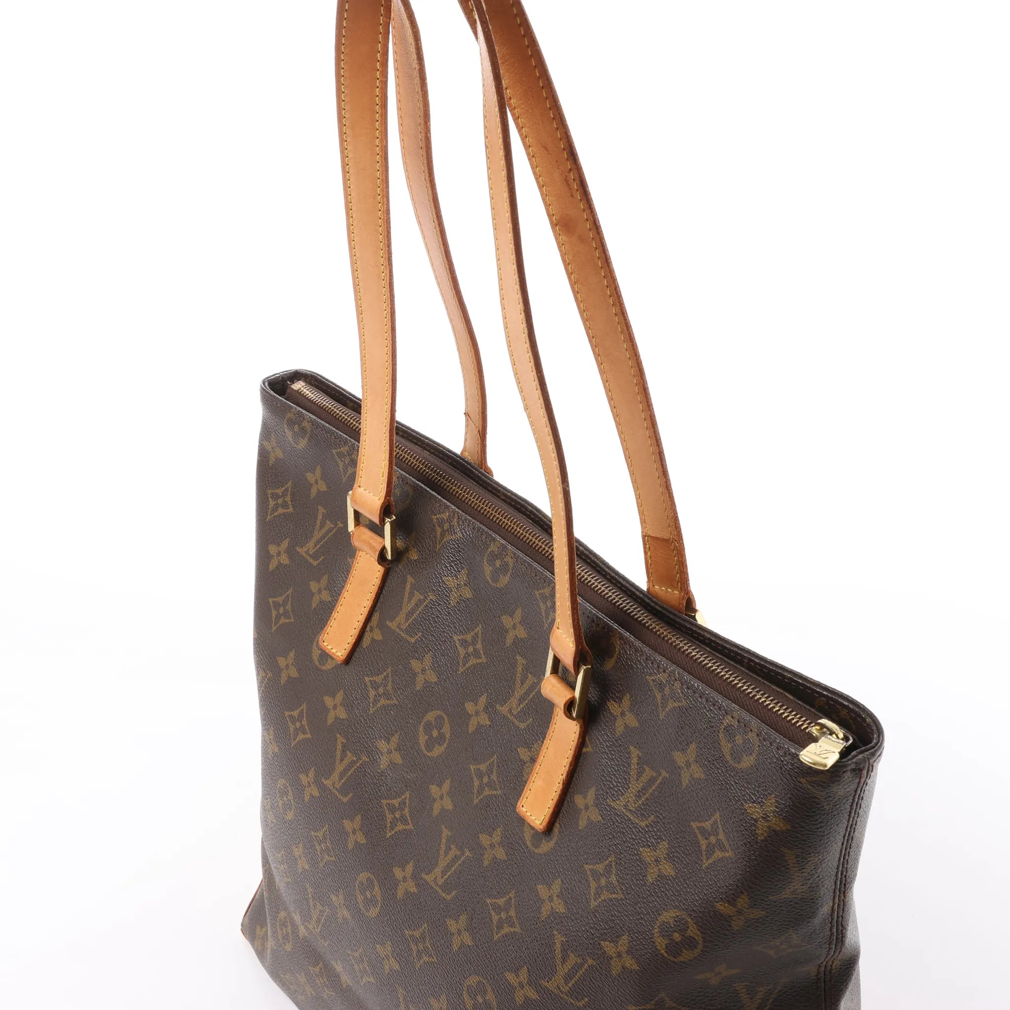 Louis Vuitton Cabas Mezzo Monogram Shoulder Bag in Brown M51151