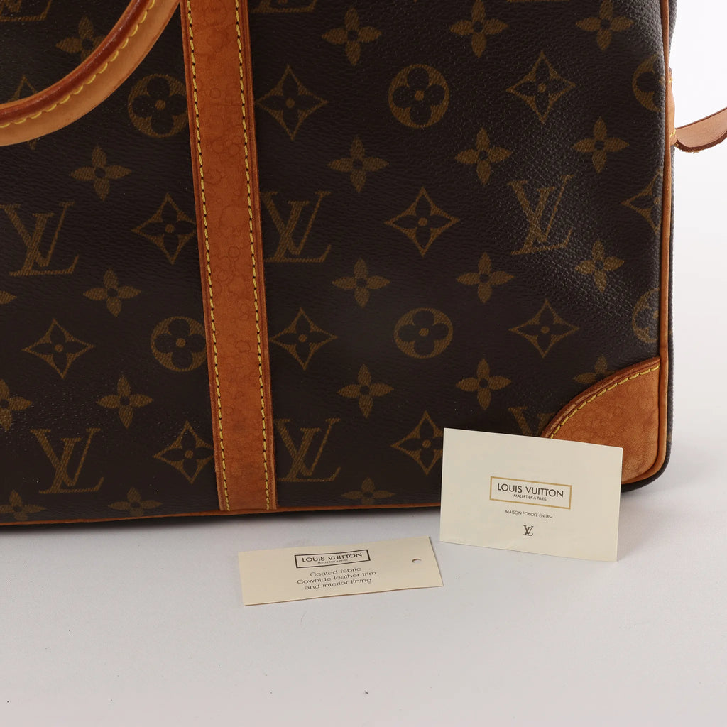 Louis Vuitton Porte Documents Voyage Monogram Canvas Handbag in Brown M53361