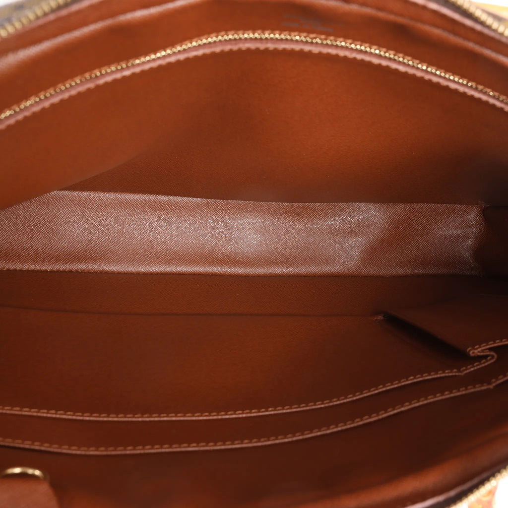 Louis Vuitton Porte Documents Voyage Monogram Canvas Handbag in Brown M53361