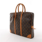 Louis Vuitton Porte Documents Voyage Monogram Canvas Handbag in Brown M53361
