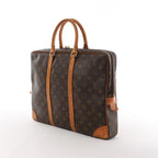Louis Vuitton Porte Documents Voyage Monogram Canvas Handbag in Brown M53361