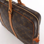 Louis Vuitton Porte Documents Voyage Monogram Canvas Handbag in Brown M53361