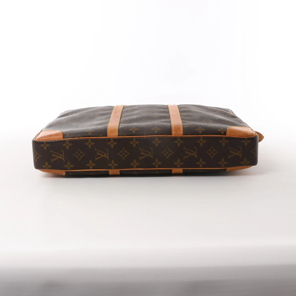 Louis Vuitton Porte Documents Voyage Monogram Canvas Handbag in Brown M53361