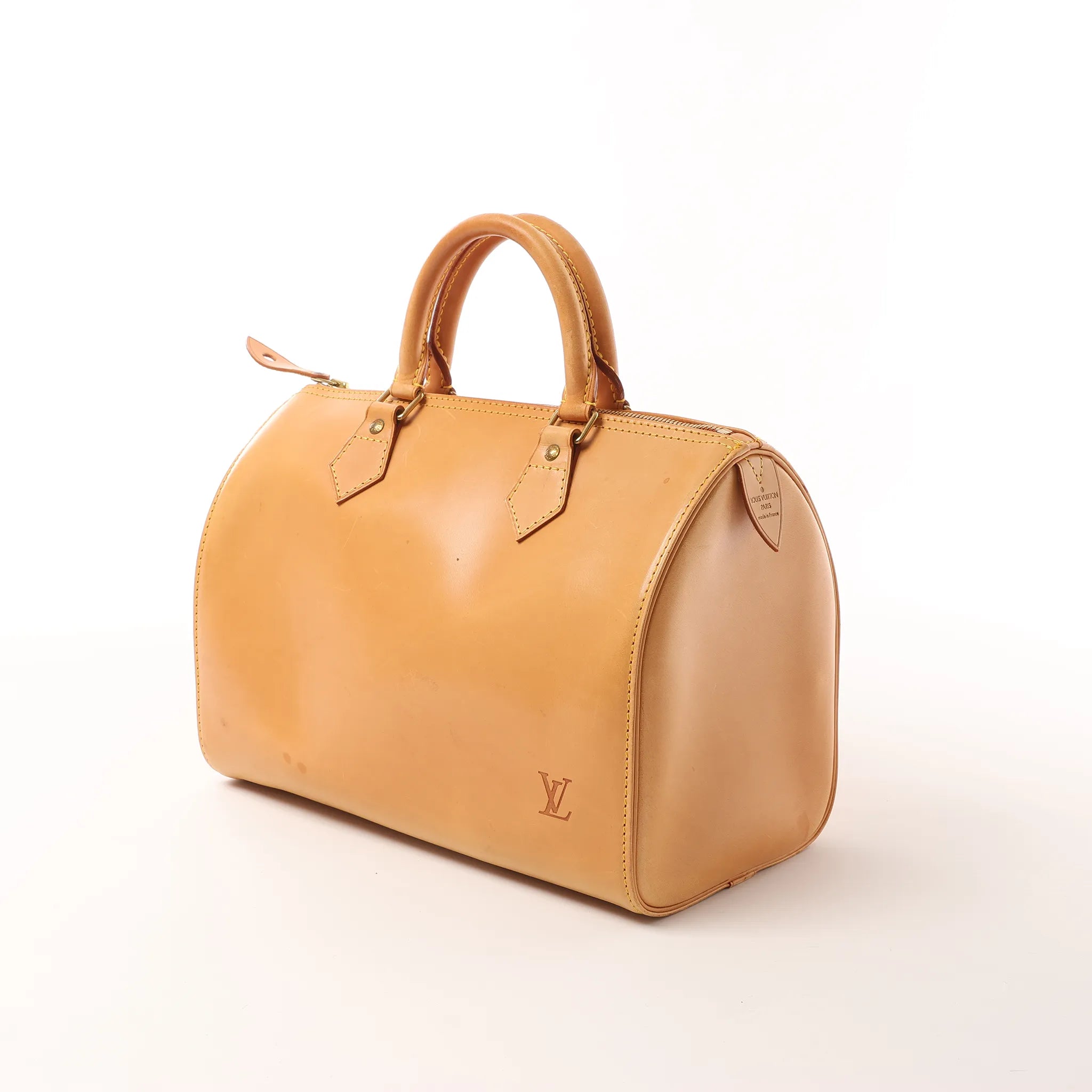 Louis Vuitton Speedy 30 Nomade Leather Handbag in Light Brown M85392