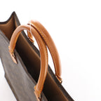 Louis Vuitton Sac Plat Monogram Canvas Handbag in Brown M51140