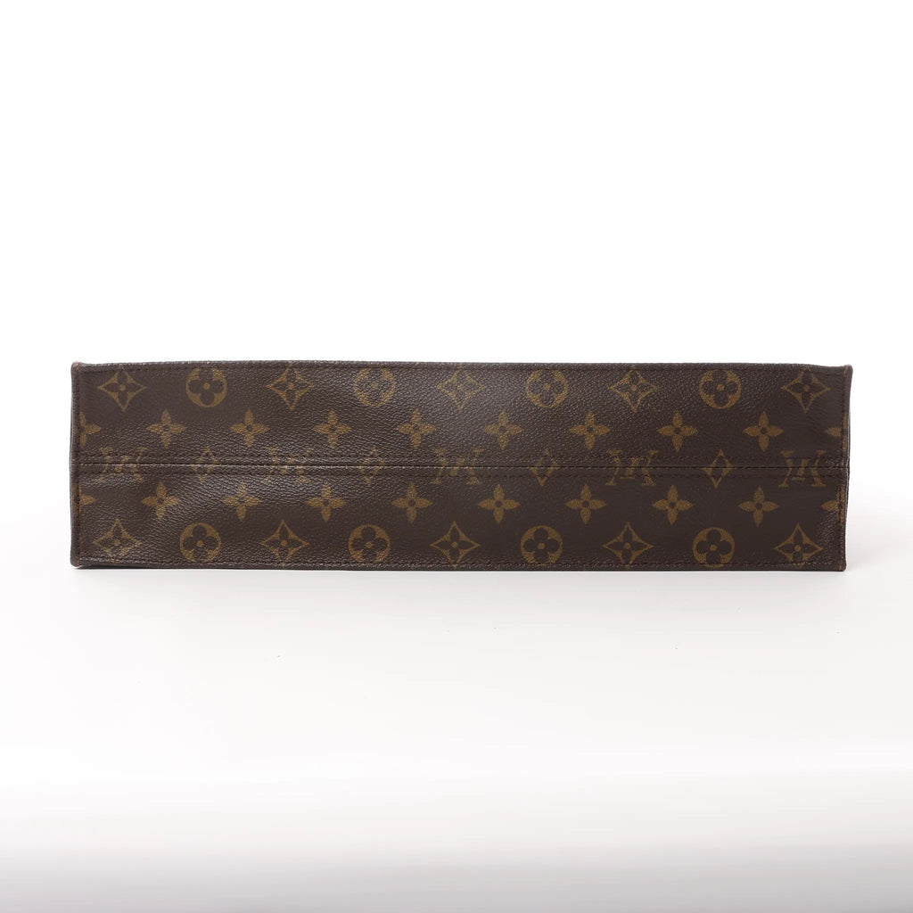 Louis Vuitton Sac Plat Monogram Canvas Handbag in Brown M51140