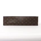 Louis Vuitton Sac Plat Monogram Canvas Handbag in Brown M51140