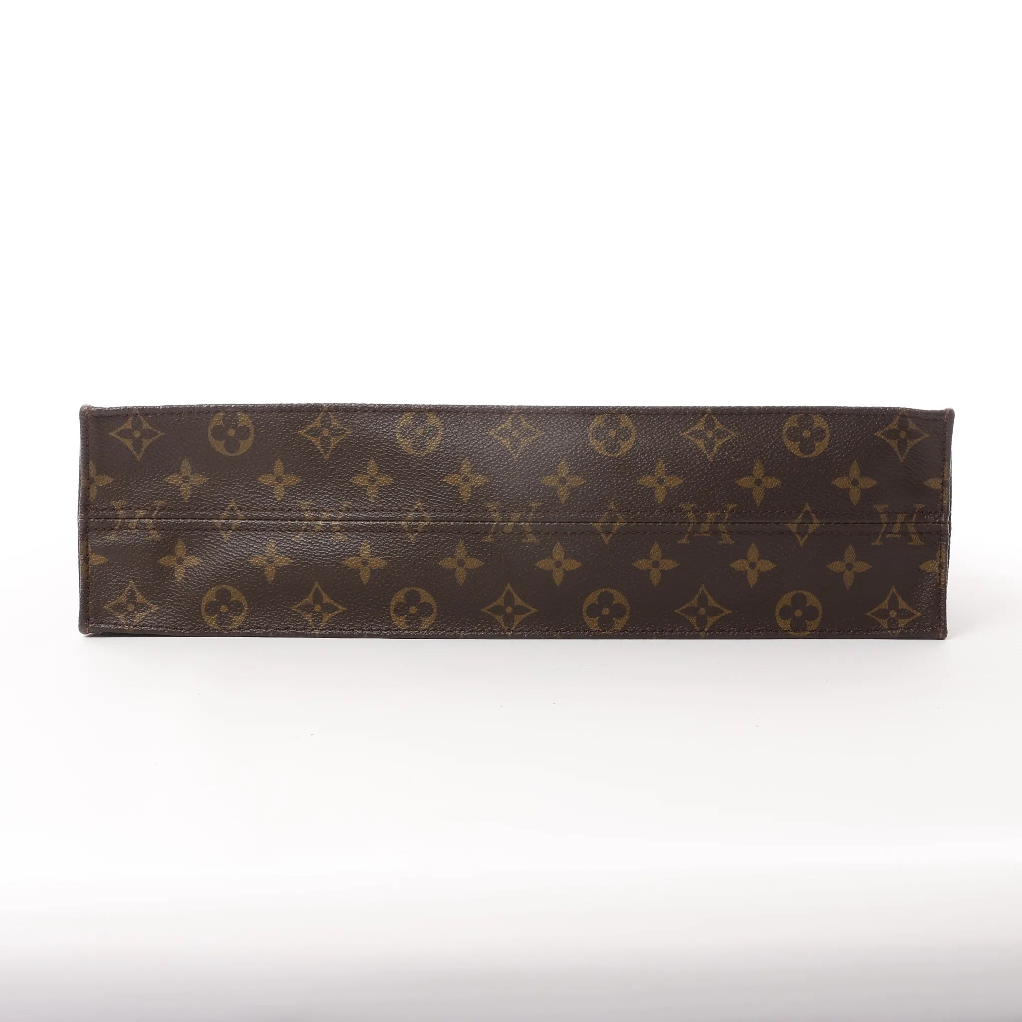 Louis Vuitton Sac Plat Monogram Canvas Handbag in Brown M51140