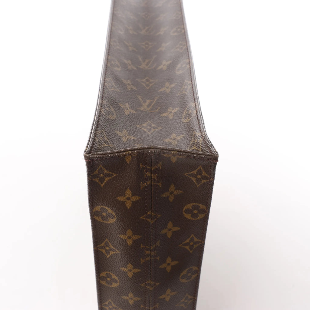Louis Vuitton Sac Plat Monogram Canvas Handbag in Brown M51140