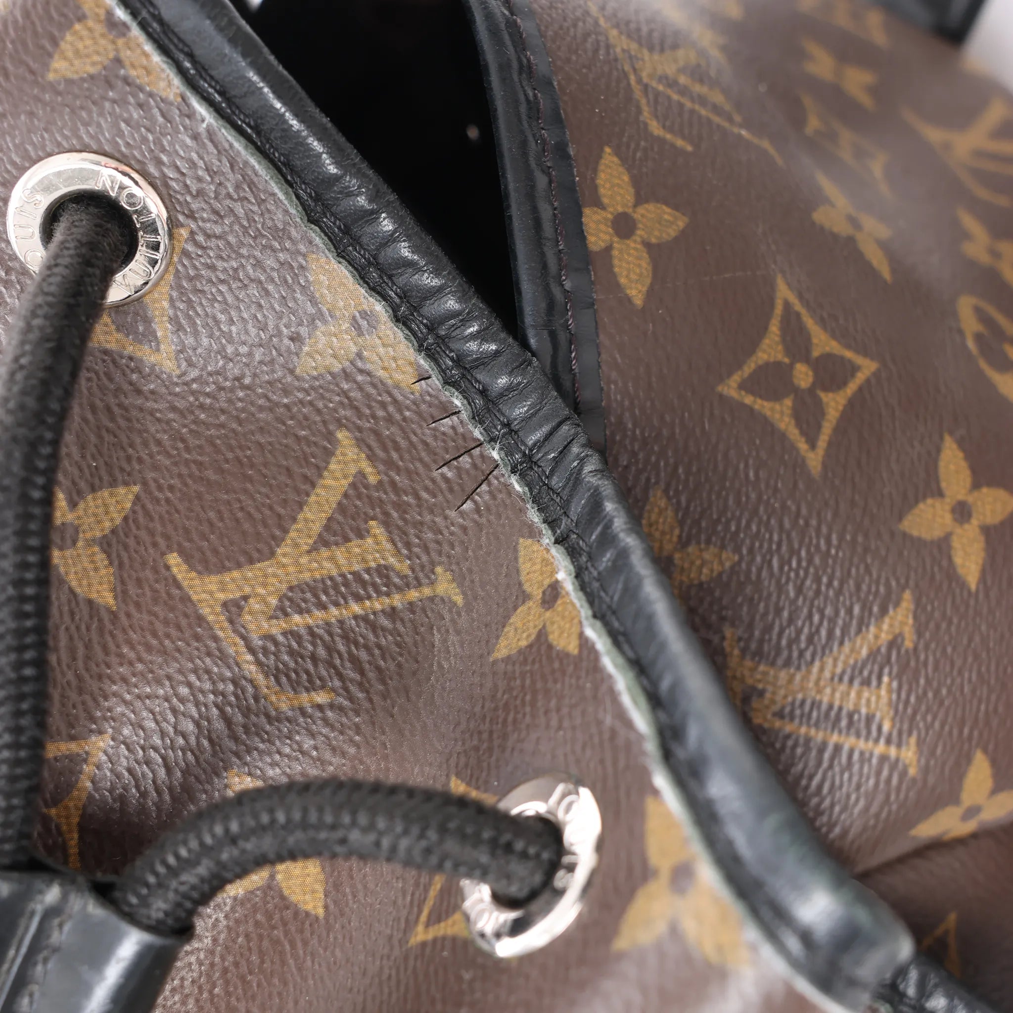 Louis Vuitton Macassar Zack Monogram Canvas Backpack in Brown M43422